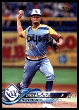 Chris Archer 2018 Topps #99 Tampa Bay Rays MLB READ FREE SHIPPING AutographDen