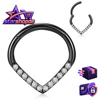 Septum Schmuck 316L Chirurgenstahl Teardrop Ringe Daith Ohrringe Piercing