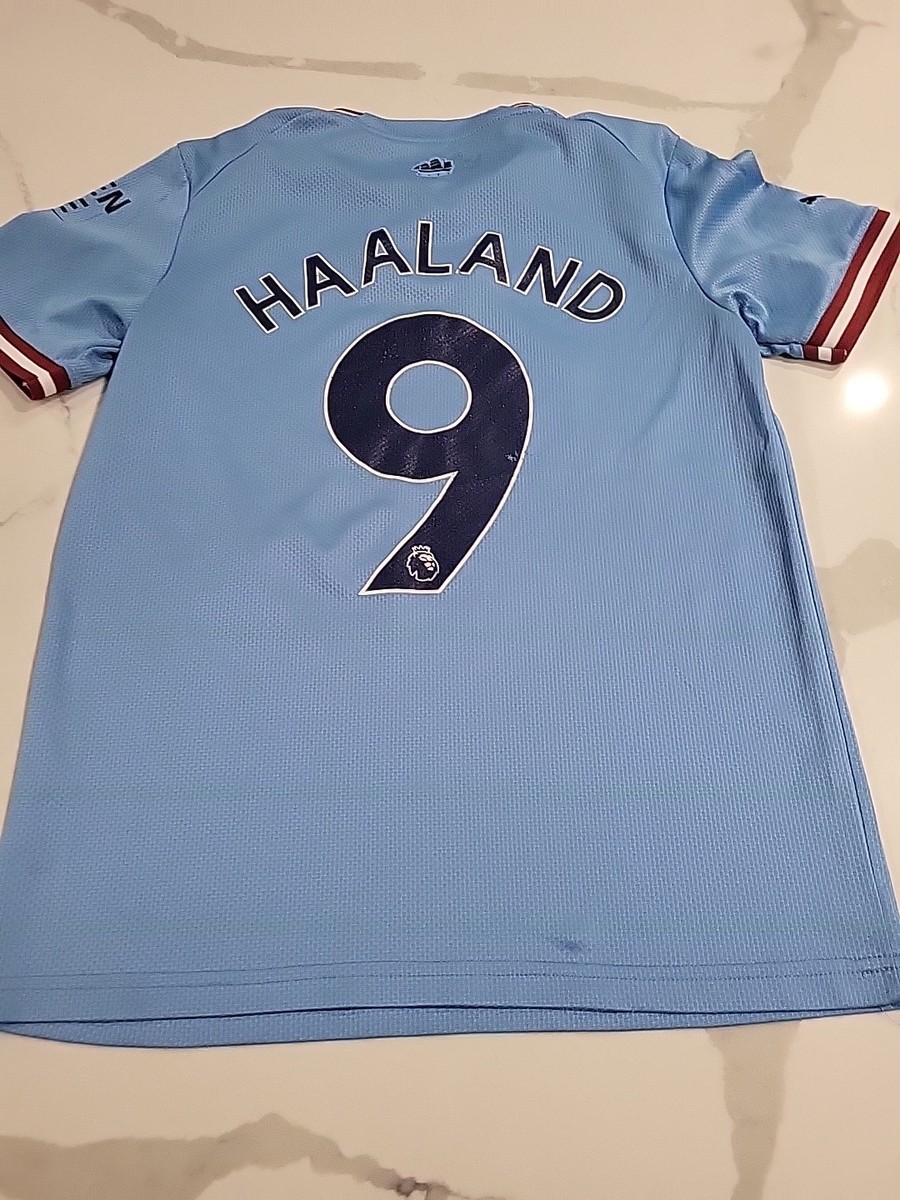 Puma Manchester City 22/23 Haaland Unisex Soccer Jersey Size Small