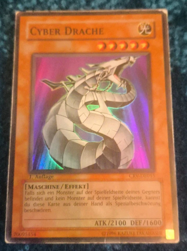 Yu-Gi-Oh Cyber Drache CRV-DE015 1. Auflage - Bild 2 von 4