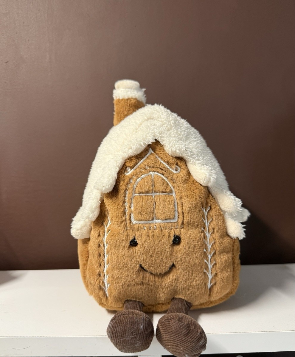 Jellycat Amuseable Gingerbread House Rare Retired - NWOT | eBay