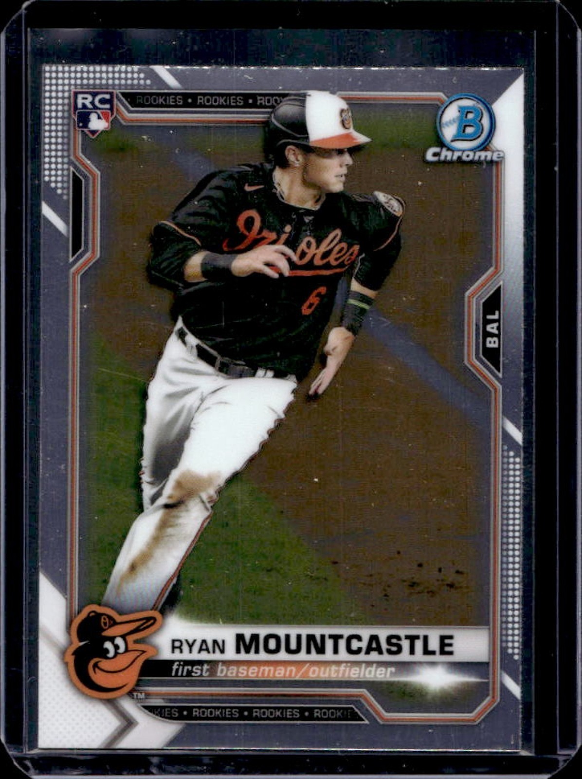 2021 Bowman Chrome Ryan Mountcastle RC Rookie #64 Orioles