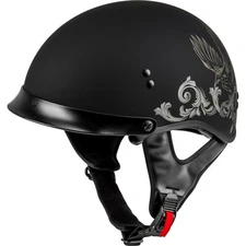 GMax HH-65 Corvus Helmet - with Peak - Matte Black/Tan - Medium H96510955