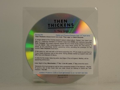 THEN THICKENS TINY LEGS (H1) 1 Track Promo CD Single including Plastic Sleeve HA