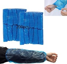 200 PCS Disposable Arm Sleeves, Plastic Sleeves to Cover Arms for Cleaning, R...