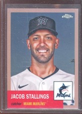 Jacob Stallings 2022 Topps Chrome Platinum Rose Gold Refractor #92 (48/75)