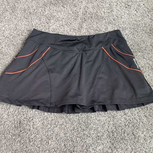 Reebok Womens Skirt/Skort Tennis Golf Running Activewear Grey/Orange Size M