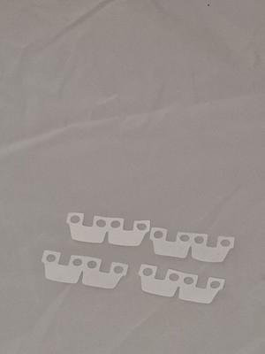 4x Star Wars Hüftumhang/Kama weiß Snowtrooper/Klonkrieger Upgrade
