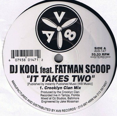 DJ Kool Feat. Fatman Scoop - It Takes Two (12'') (Near Mint (NM or M-)) - 3850619
