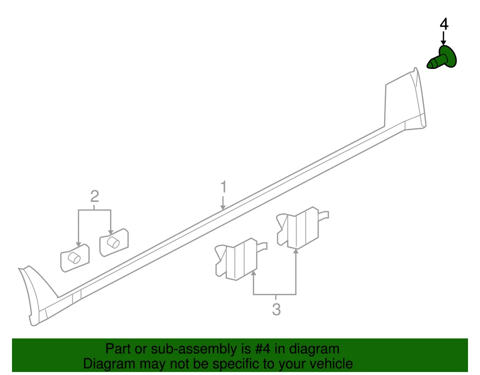 Genuino GM RetainerRr Whl Opg Flare 15149708 Foto 3 de 3