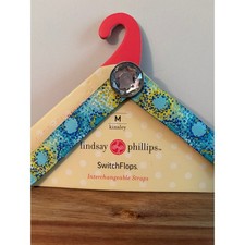 Lindsay Phillips Switch Flops Size Medium Kinsley Strap NEW