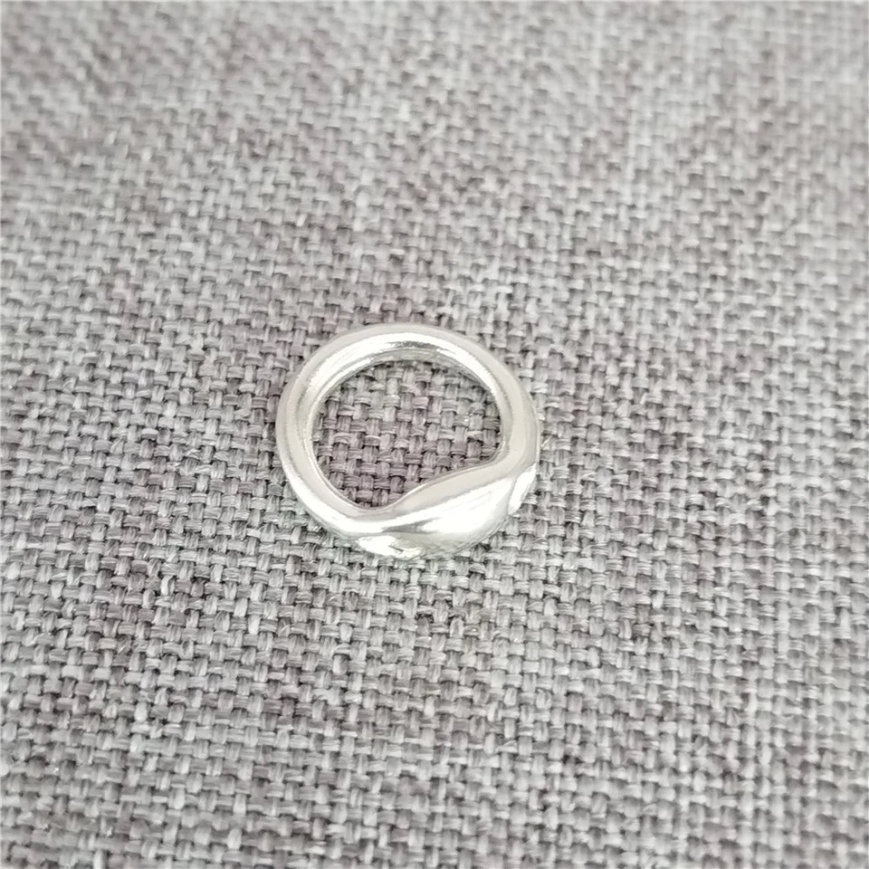 8 шт. из стерлингового серебра 925 пробы закрытый прыжок кольцо поручни для подвески 5 мм 7 мм 9 мм - Изображение 4 из 4