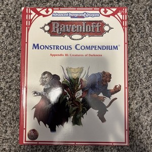 Ravenloft Monstrous Compendium Appendix III Creatures Of Darkness 2153
