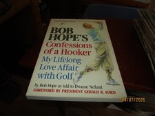 1987 Bob Hope Golf Book soft cover signed To Edith