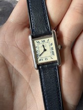 Cartier Must de Cartier tank great condition 20mm ladies size gorgeous dial