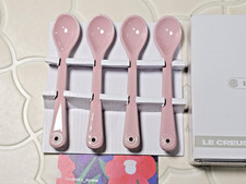 Le Creuset Spoons Satin Pink 5.5in Set of 4 W3xH14xD2cm stoneware With Box