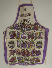 The Countryside Alphabet Cooking Kitchen Apron Wild Flowers Animals 100 Cotton