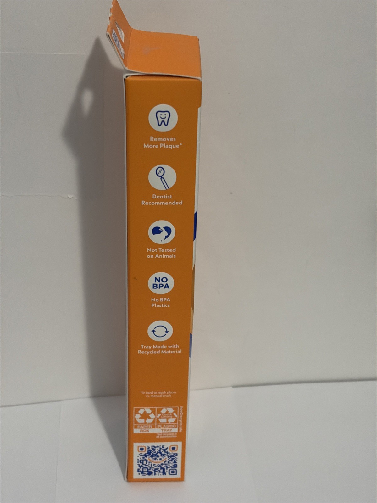 Spinbrush PRO CLEAN Battery Powered Toothbrush for Adults Soft Bristles Blue