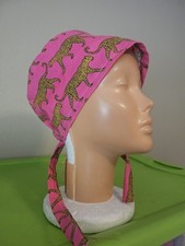 PINK WITH LEOPARD SURGICAL SCRUB CAP