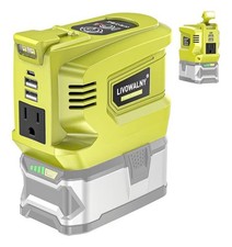 200W Power Inverter Compatible with Ryobi 18V Battery, 18V to 110V-120V