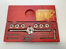 Vintage Ace Tools Tap & Die Set original Wooden Case Forged USA Complete NICE