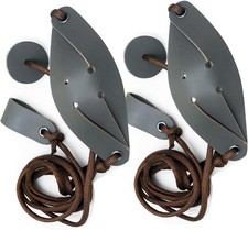 Two Packs Handmade Leather Throwing Sling Old-Fashioned Slingshot Rock Shepherd