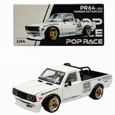 Pop Race Pandem Datsun 620 White 1/64 #350