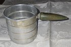 Vintage Aluminum Measuring Cup with Handle — photo 1