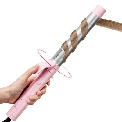 Rotating Automatic Curling Iron for Beach Waves - TYMO Curling Wand for Long Hai