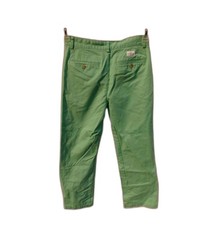 Vineyard Vines Girls Pants Size 14 Green Denim Zipper Straight Leg