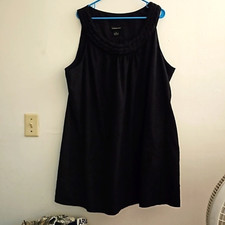 Size 28 Lane Bryant Black Dress With‎ Pockets