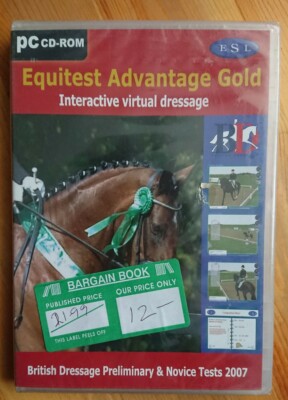 Equitest Advantage Gold PC CD-ROM Interaktive Virtuelle Dressur BD Reitsport