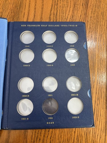 Franklin Half Dollars 1948-63 Whitman Album, 1 Album - Picture 3 of 7
