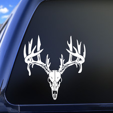 Deer Skull Decal, Hunting Decal, Outdoorsman Decal