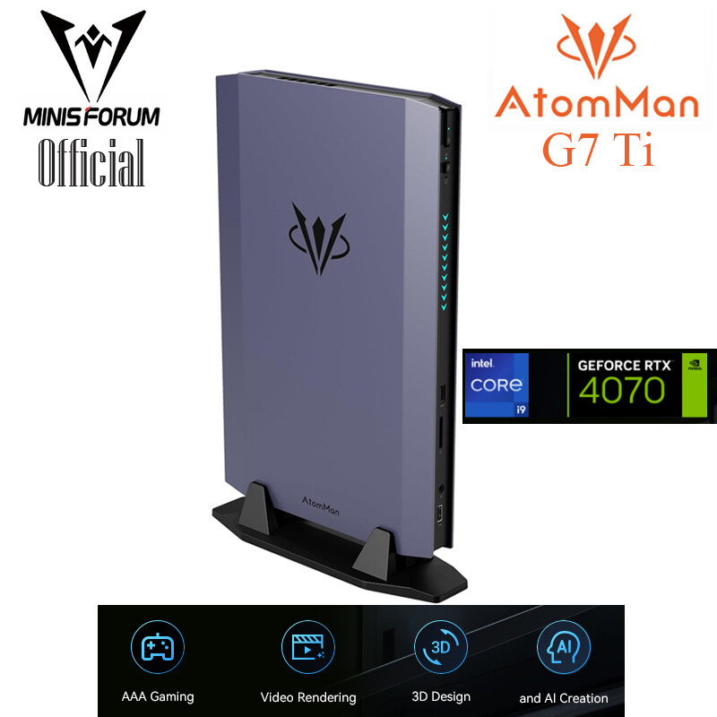 AtomMan G7 Ti Mini PC Gaming PC Core i9-14900HX WiFi 7
