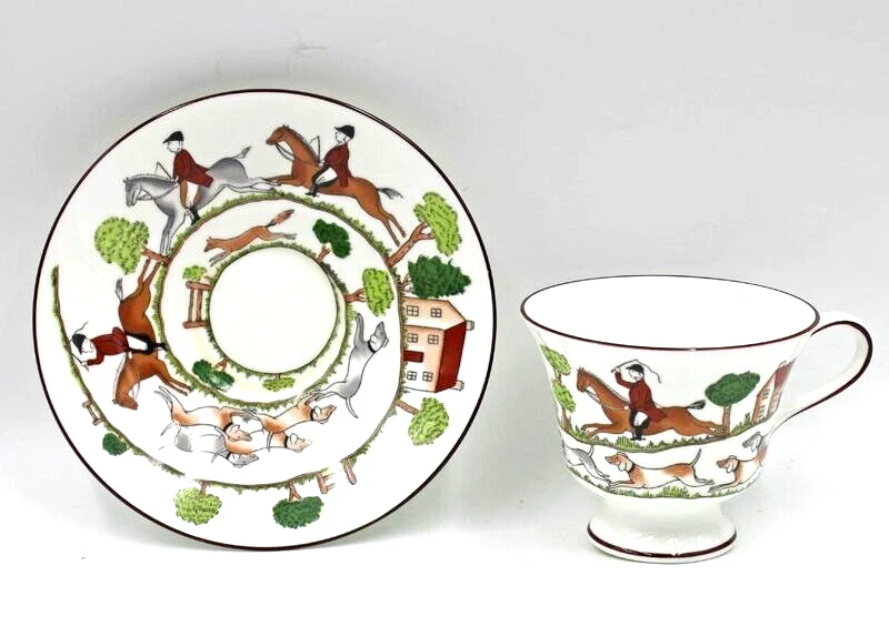 Coalport Hunting Scene for sale | eBay