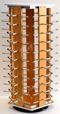 Sunglasses Racks Display Stand Case Pentagon  Wooden Spinning Rack #SU-MZ5070-5