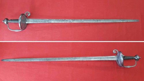 Excellent Walloon Military Broadsword, German Or Dutch Circa 1650