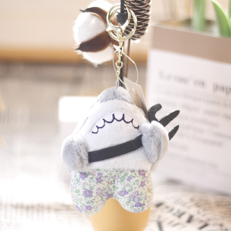 Cute Shark Design Plush Keychain Soft Toy Bag Charm For Kids 11cm eBay