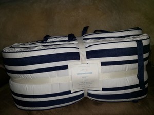 Pottery Barn Kids Harper Crib Bedding Boys Navy Bumper Pbk New Ebay