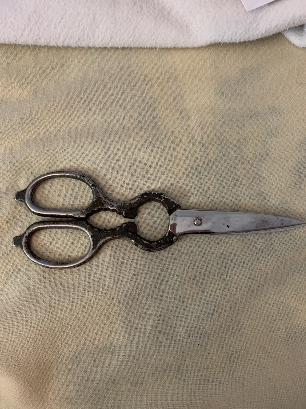 Vtg Friodur Inox Scissors Shears Sewing Kitchen Germany Zwilling J A