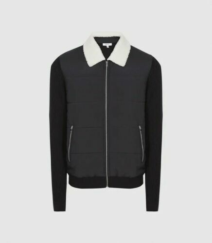 BNWT Reiss Hybrid Quilted Zip Through 