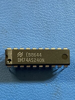 DM74AS240N IC BUS DRIVER 2-FUNC 4Bit INVTD OUTPUT TTL PDIP 20-PIN (5 PER LOT)