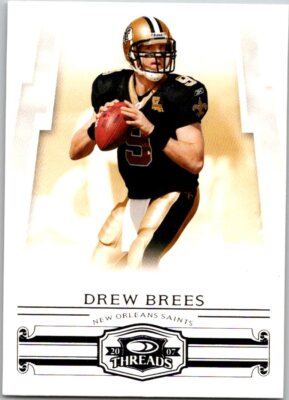 2007 Donruss Threads #29 Drew Brees