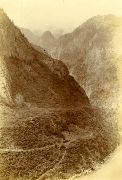 Sugar Loaf In Bend Of Min River China 1895 OLD PHOTO
