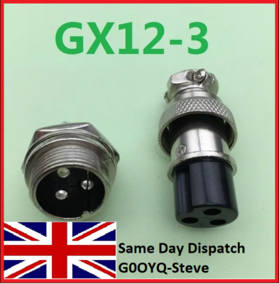 1 Stücke GX12 5 Pin Male & Female 12mm Draht Panel Luftfahrt Stecker