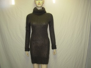 Zara Superbe Robe Pull S Grise Ebay