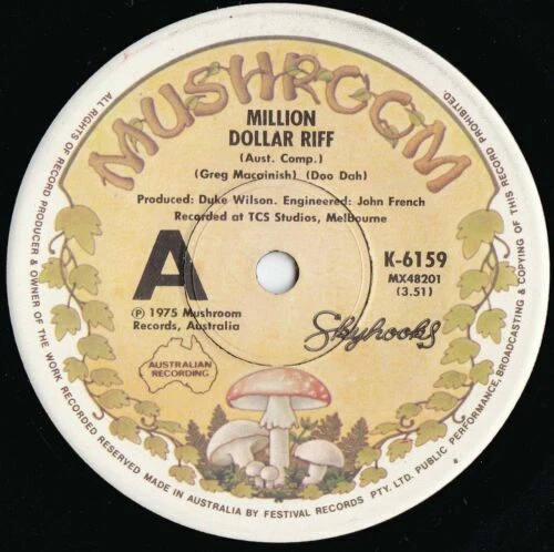Mushroom Records Single Vinyl Records