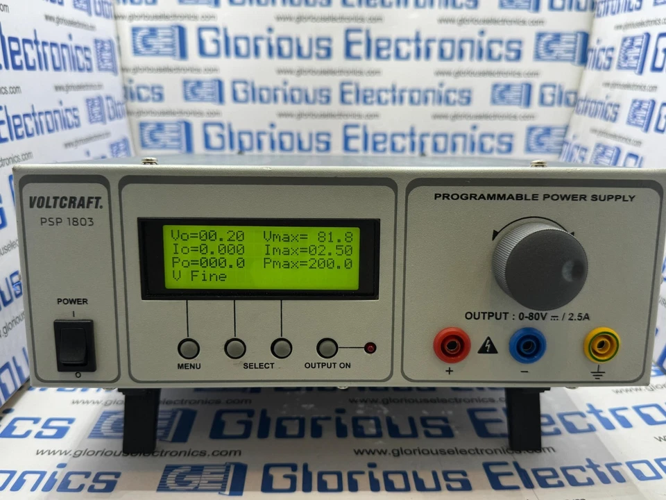 Voltcraft PSP 1803 200W Single Output Programmable DC Power Supply - Image 2 of 4