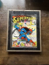 SUPERMAN Framed 3D Art 1973 National Periodical Publications DC Comics 8X10